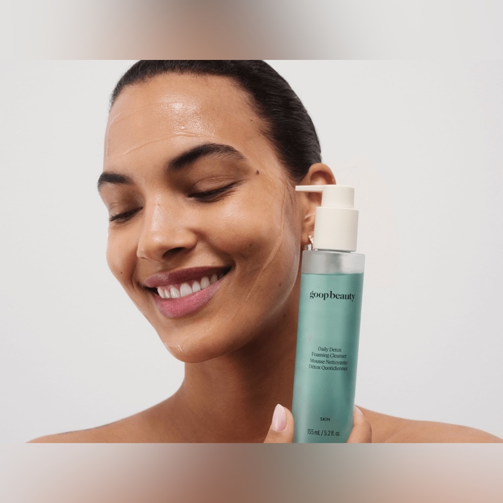 Goop beauty daily detox foaming cleanser
